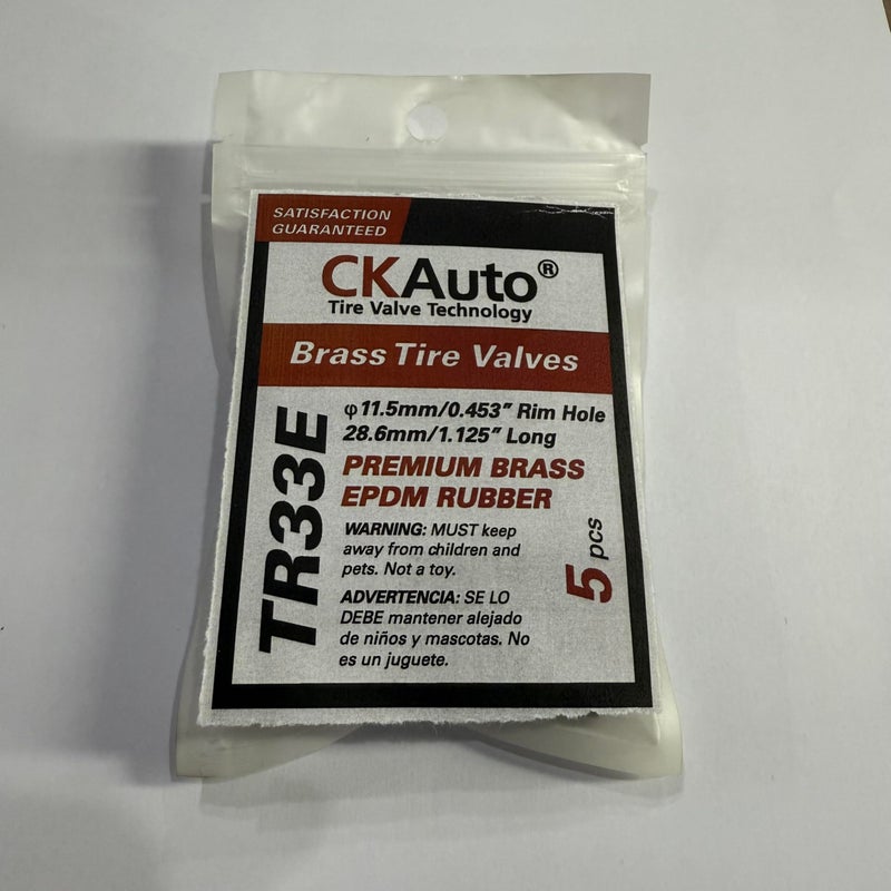 CKAuto TR414 Rubber Snap-in Tire Valve Stem (5pcs/Bag) - Image 2